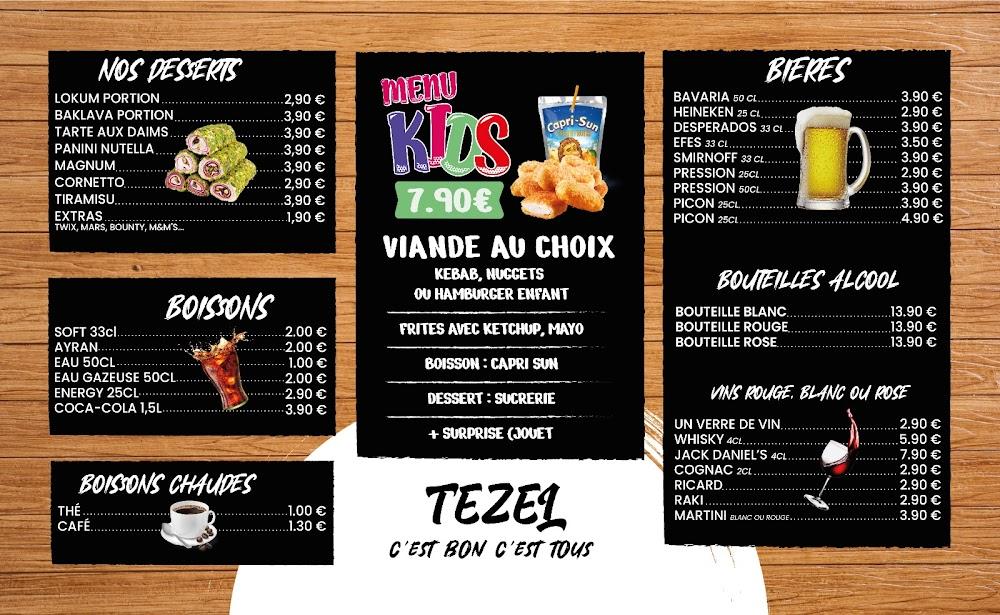 O'TEZEL Oriental Food Kebab Lunéville - Menu Image 3